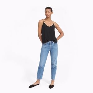 Everyone Clean Silk Cami in Black Sz 2